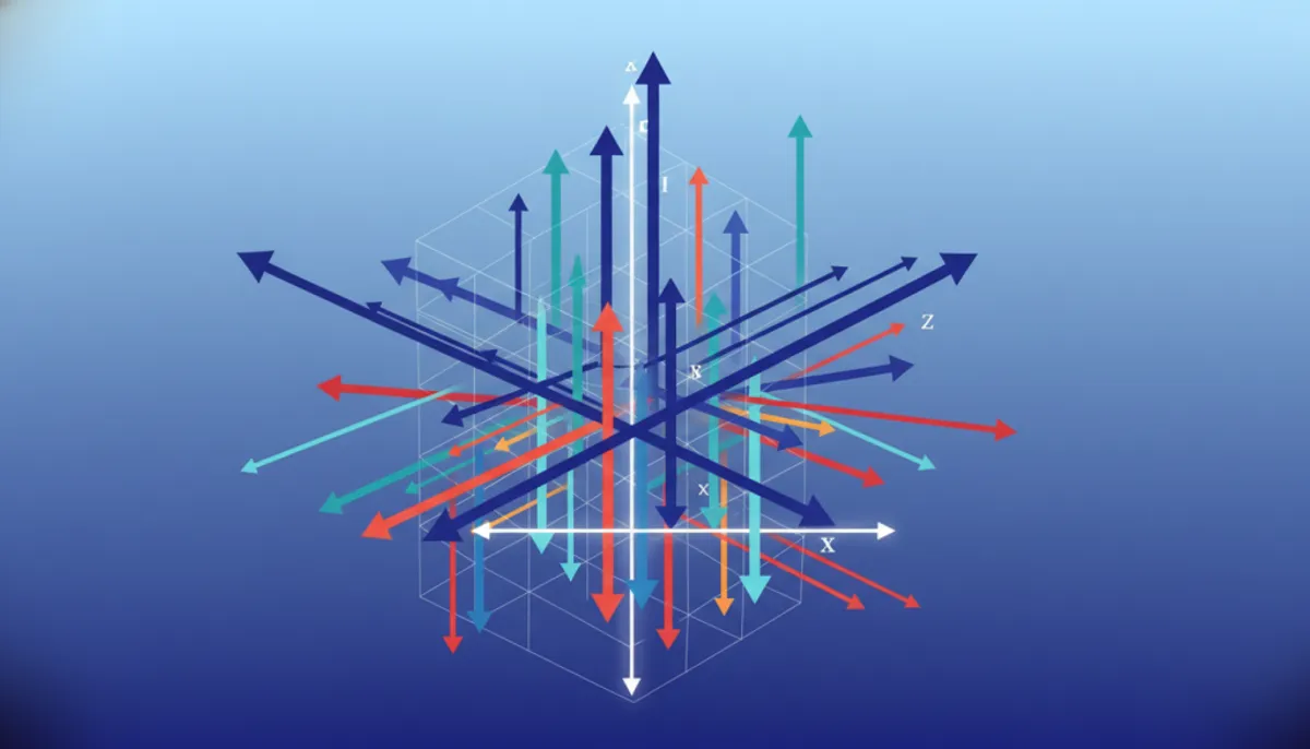 Représentation graphique de la direction et du sens en mathématiques